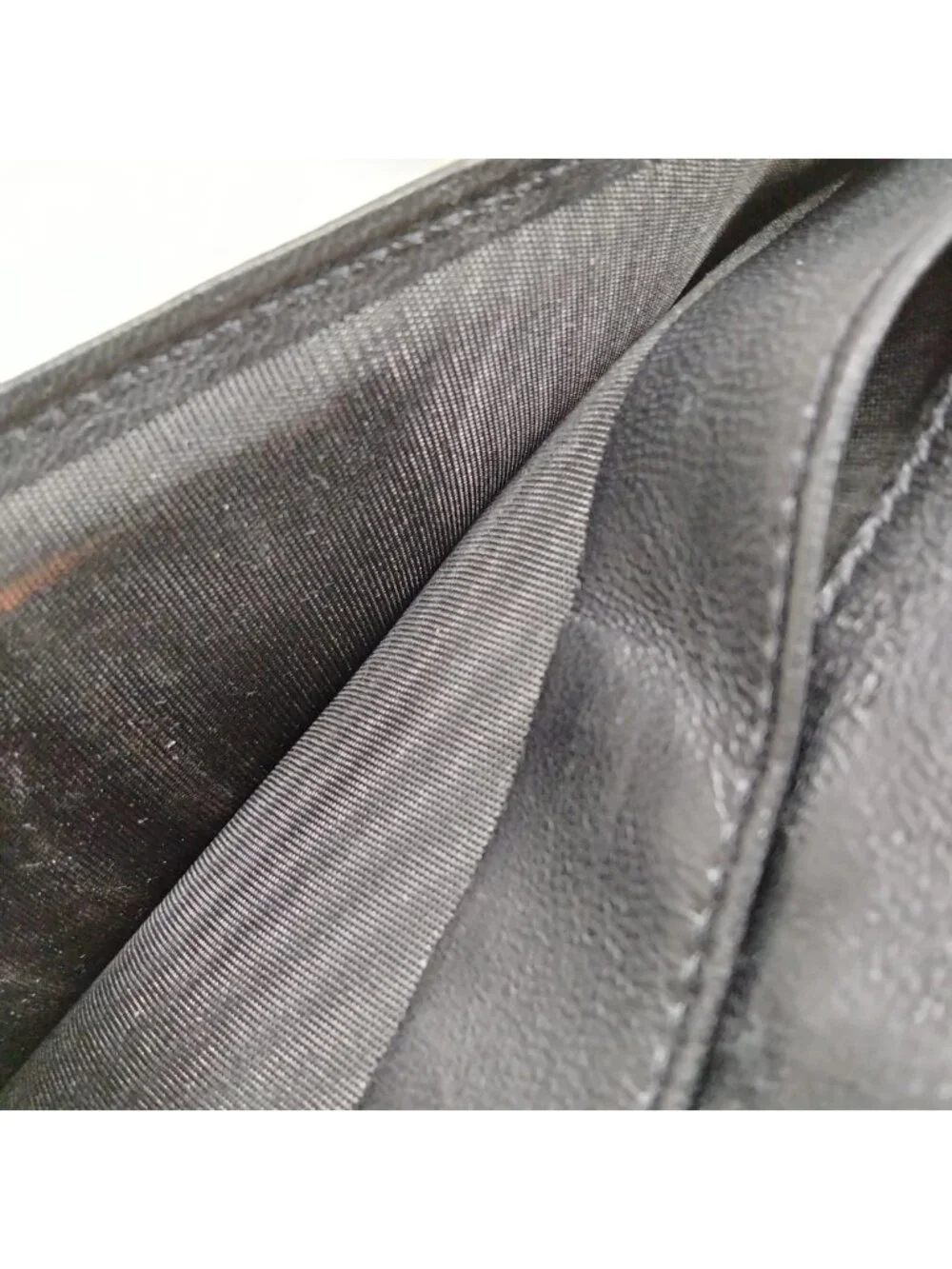 $995 Authentic BALENCIAGA Paris Made in ITALY Black Leather Bifold Long Wallet - Picture 7 of 13